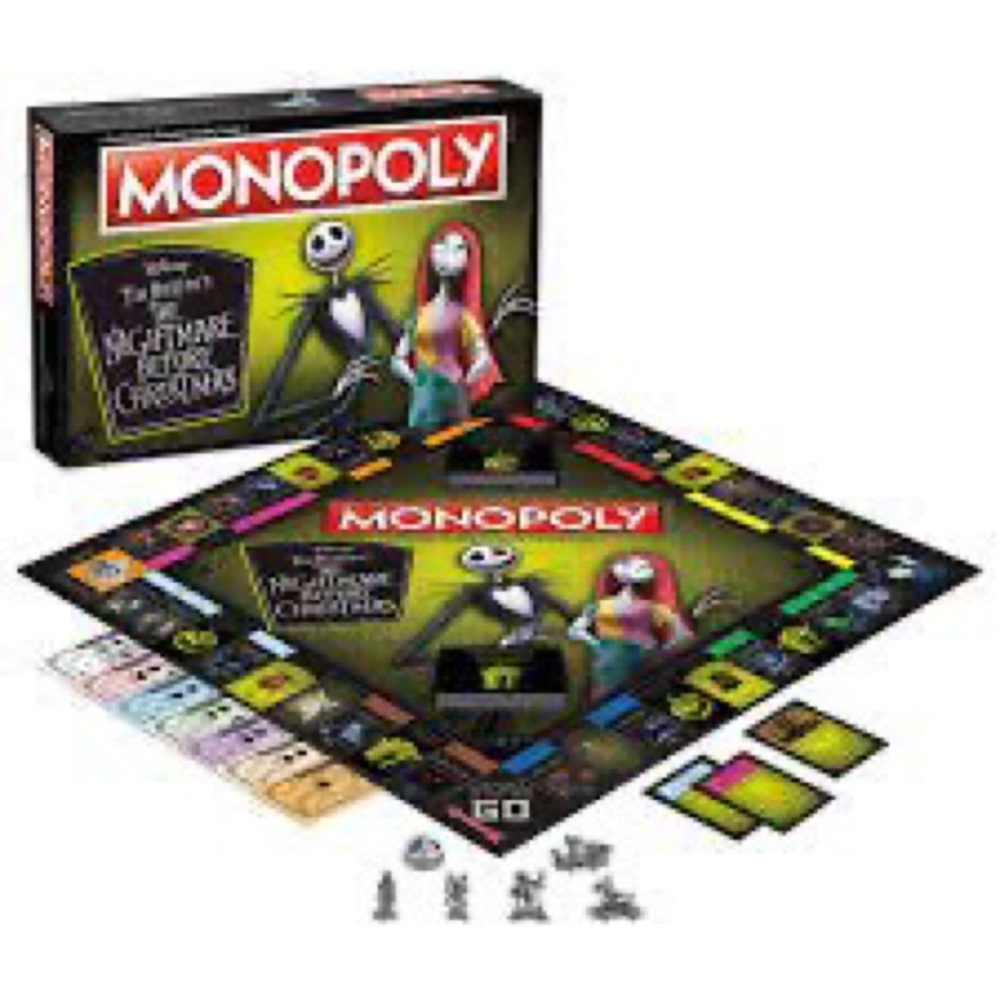 🎃HP🎃Monopoly Board Game Nightmare Before Christmas.  New